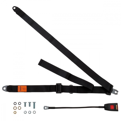 Front static seat belt - static,