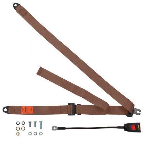 Front static seat belt - static, for
