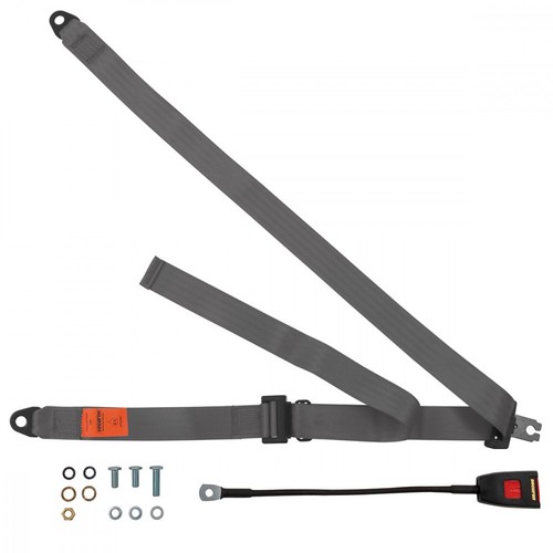 Front static seat belt - seat, for