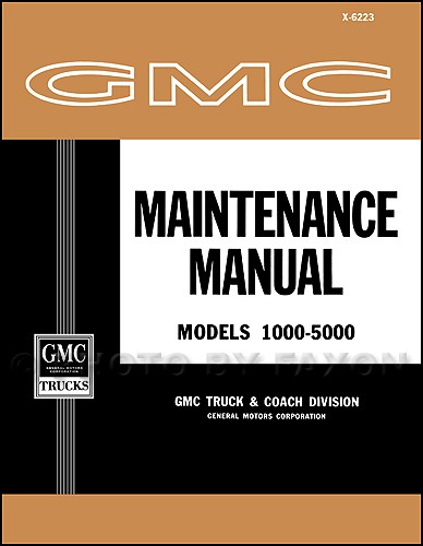 1962 gmc truck repair manual - 1962,