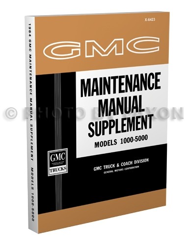 1964 gmc repair shop - shop, manual