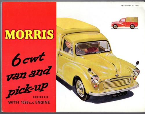 Morris minor 1000 - 6cwt, van