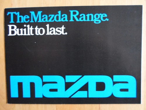 Mazda range orig 1976 - orig, uk