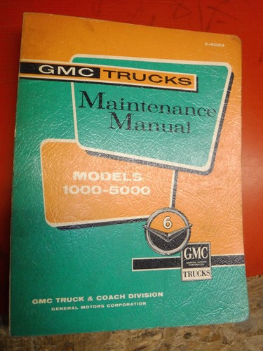 1960 gmc models 1000 5000 - 1960, 1000-5000