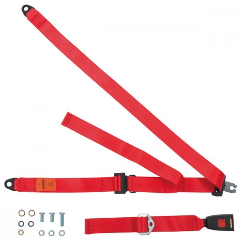 Rear static seat - belt, for