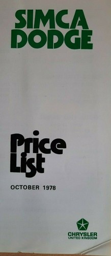 1979 simca 1000 1100 and - simca,