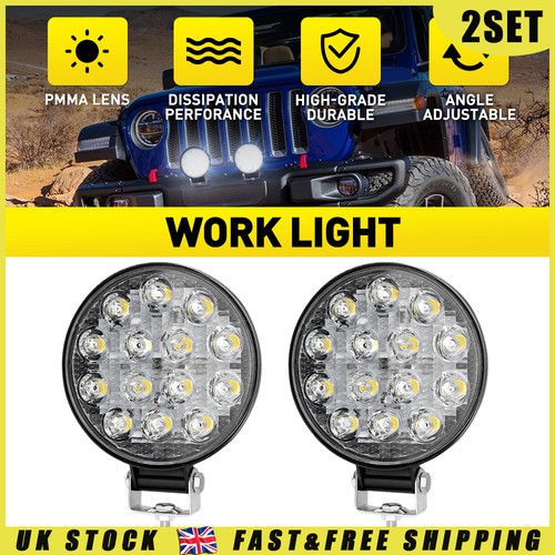 24v led round work - 4x,