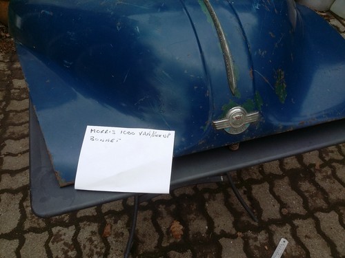 Morris 1000 van pick bonnet - pick, up