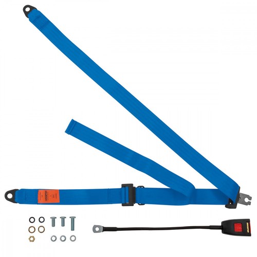Front static seat belt - front,